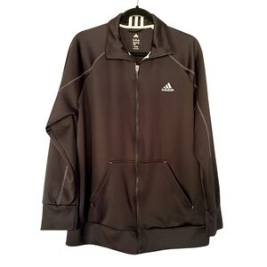 Adidas Black Climalite Zip Front Jacket 2XL